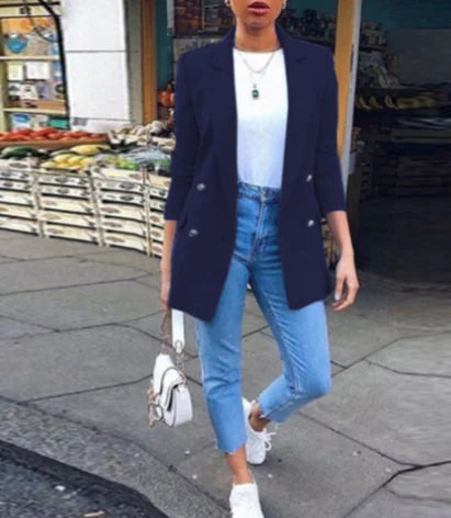 Women's Fashion Lapel Suit Jacket for Work and Events