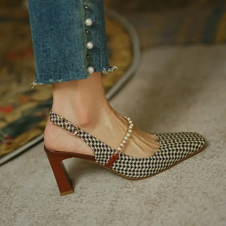 Fashionable Women's Chunky Heel Sandals for Work