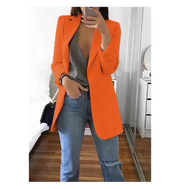 Slim Fit Comfortable Women's Work Suit Jacket