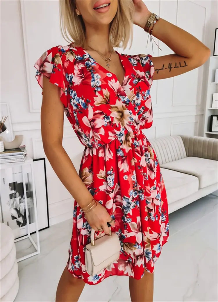 European and American Fashion Print Women's Apparel