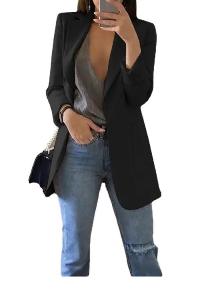 Slim Fit Comfortable Women's Work Suit Jacket