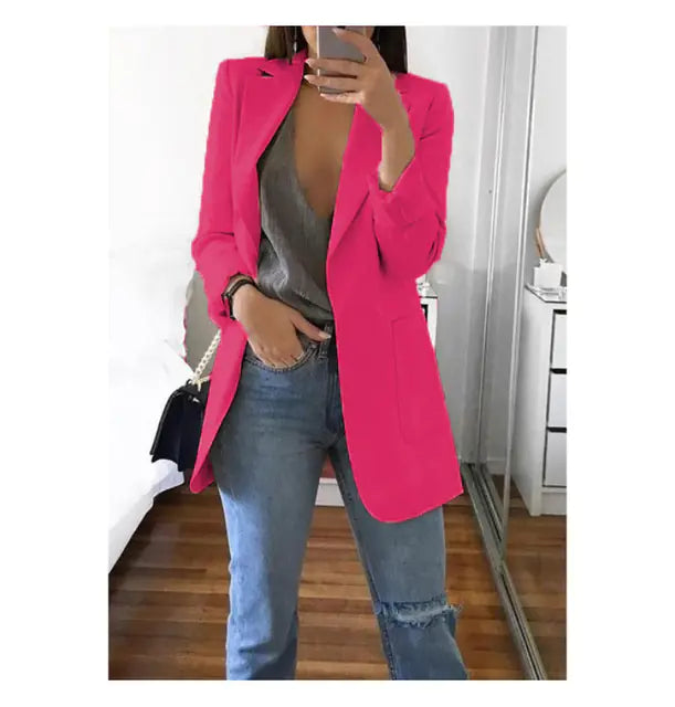 Slim Fit Comfortable Women's Work Suit Jacket