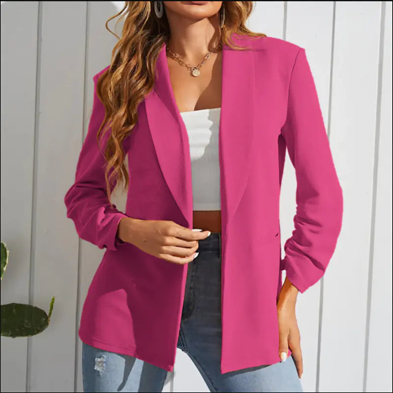 Women's Casual Suit Jacket for Work and Formal Events