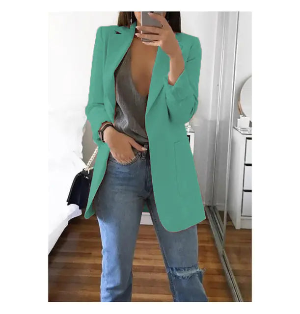 Slim Fit Comfortable Women's Work Suit Jacket