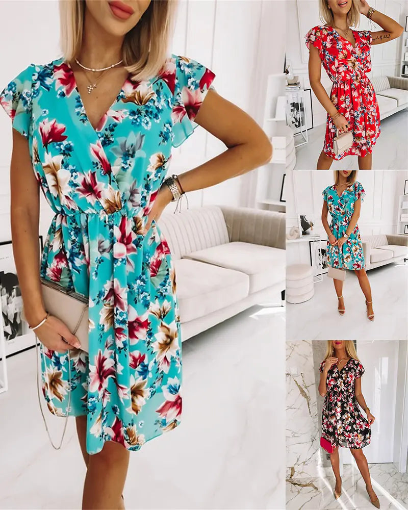 European and American Fashion Print Women's Apparel