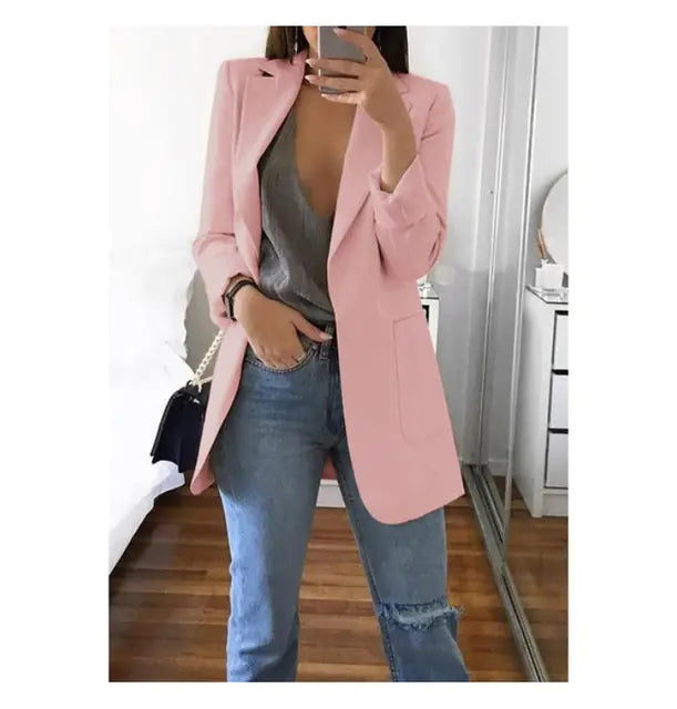 Slim Fit Comfortable Women's Work Suit Jacket