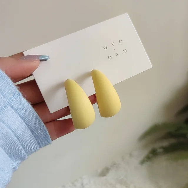 Women's Candy Color Earrings for Parties and Work