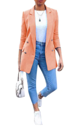 Women's Fashion Lapel Suit Jacket for Work and Events