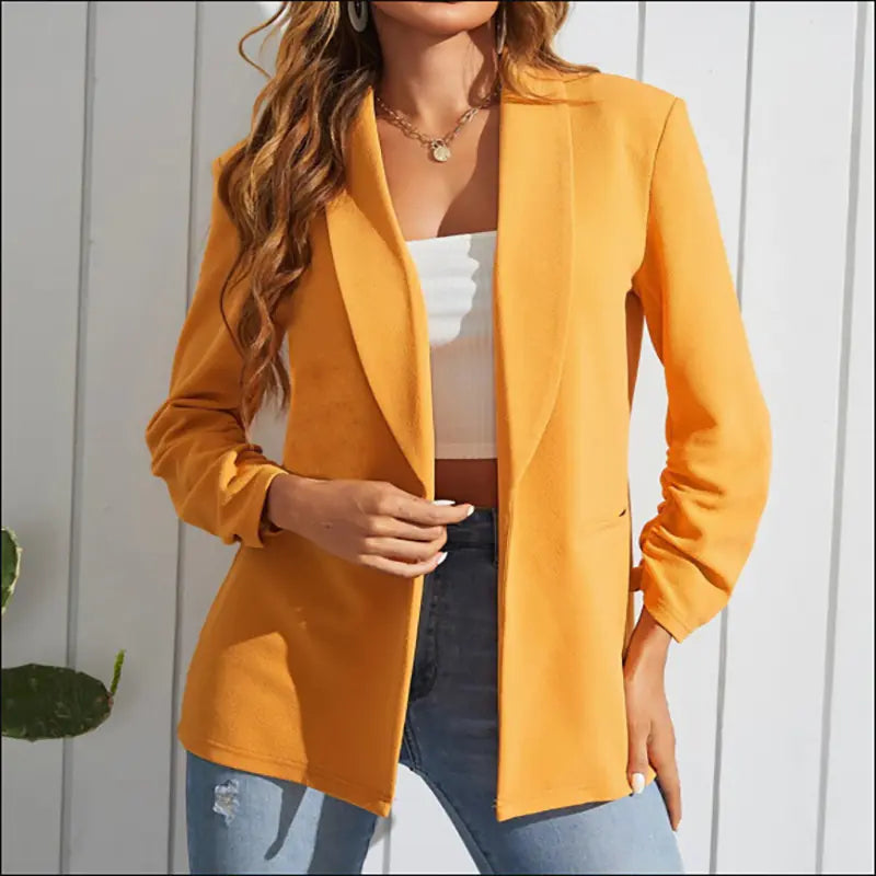 Women's Casual Suit Jacket for Work and Formal Events