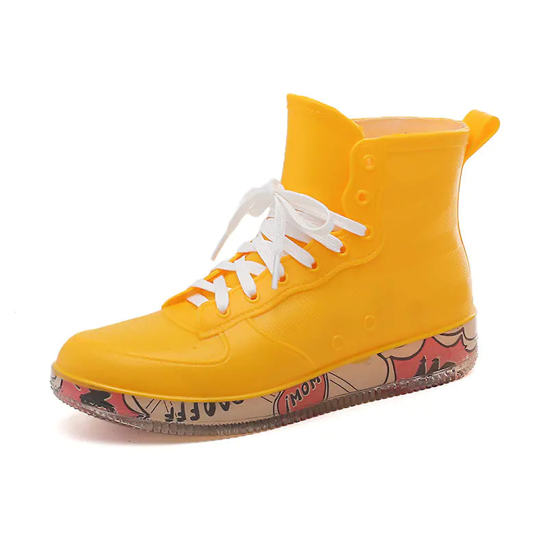 Women's Waterproof Casual Rain Boots for Work and Sports