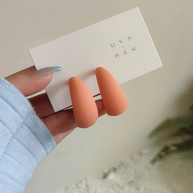 Women's Candy Color Earrings for Parties and Work