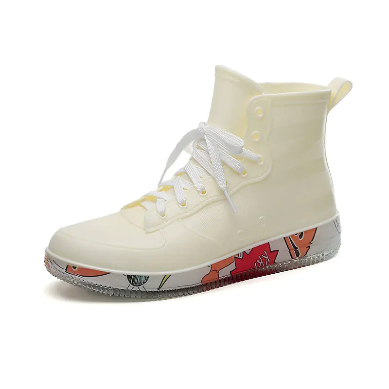 Women's Waterproof Casual Rain Boots for Work and Sports