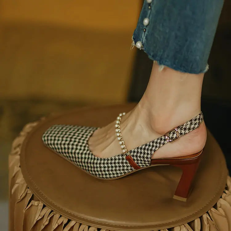 Fashionable Women's Chunky Heel Sandals for Work